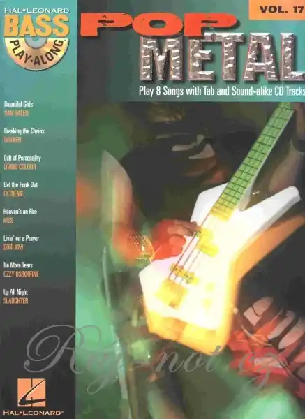 BASS PLAY-ALONG 17 - POP METAL Originální