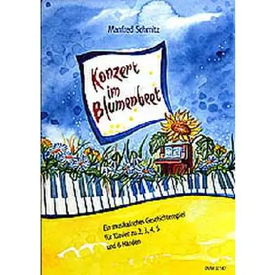 Originální Konzert im Blumenbeet - drobné skladby pro klavír - Manfred Schmitz
