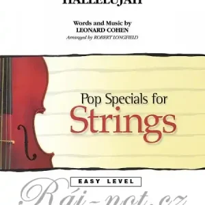 Cenově Výhodný Hallelujah - Pop Specials For Strings / partitura + party