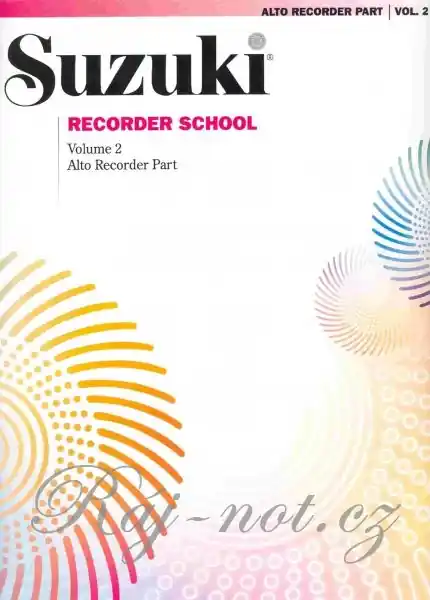 Novinka SUZUKI ALTO RECORDER SCHOOL 2 - altová zobcová flétna