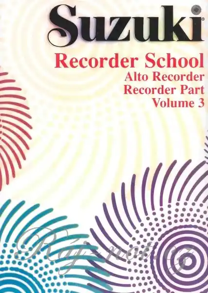 Dokud Zásoby Vydrží SUZUKI ALTO RECORDER SCHOOL 3 - altová zobcová flétna