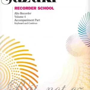 Akční Cena SUZUKI ALTO RECORDER SCHOOL 4 / klavírní doprovod