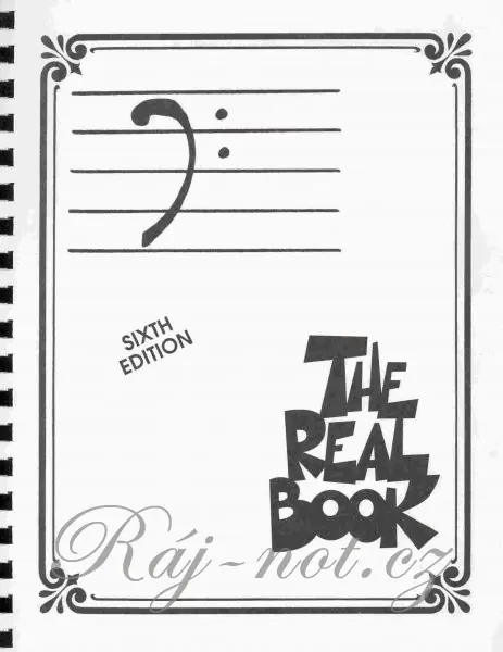 THE REAL BOOK - 400 nejznámějších světových evergreenů v basovém klíči s akordy Nízká Cena