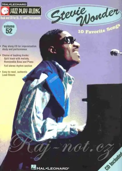 Jazz Play Along 52 - STEVIE WONDER Omezená Nabídka