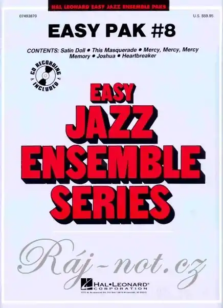 Cenový Hit EASY JAZZ BAND PAK 8 (grade 2) + Audio Online / partitura + party