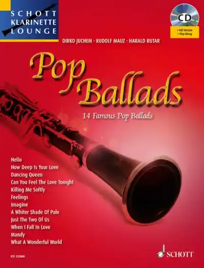 Pop Ballads - 14 Famous Pop Ballads pro klarinet Cenový Hit
