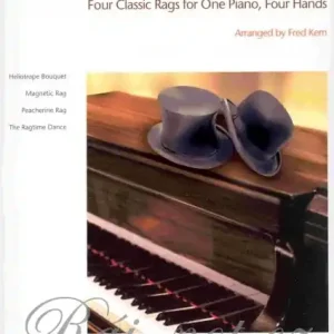 Expresní Doručení Joplin Ragtime Duets - Four Classic Rags for 1 piano 4 hands / 1 klavír 4 ruce