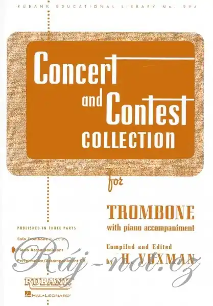 CONCERT & CONTEST COLLECTIONS for Trombone - klavírní doprovod Odeslání Ihned