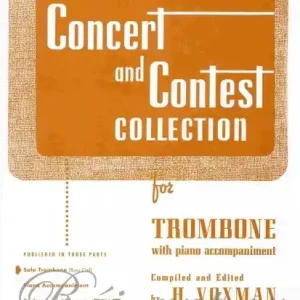 CONCERT & CONTEST COLLECTIONS for Trombone - solový sešit Expresní Doručení