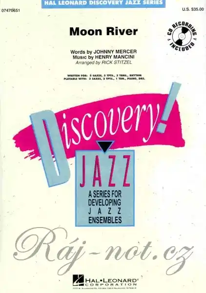 Oblíbený Moon River - jazz band (grade 1,5) / partitura a party