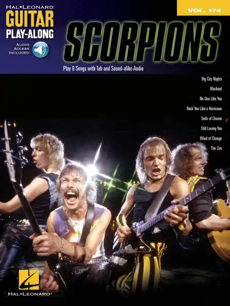 Scorpions - Guitar Play-Along Volume 174 - 8 nejkrásnějších skladeb skupiny Scorpions Značkový