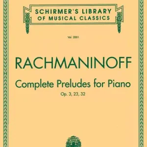 Complete Preludes For Piano - G. Schirmer’s Library of Musical Classics - klasické skladby na klavír Koupit Online