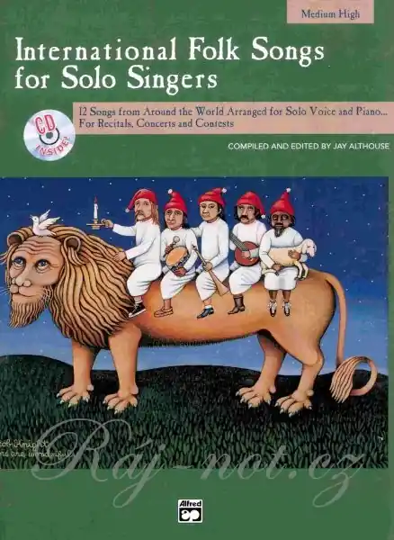 International Folk Songs for Solo Singers / střední vyšší hlas (medium high) + klavír Originální