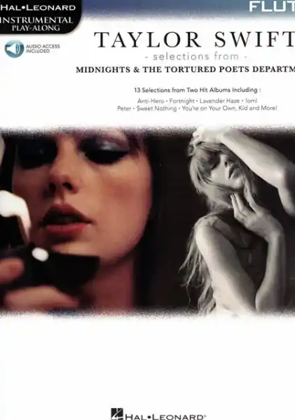 Taylor Swift - Selections from Midnights - skladby pro příčnou flétnu Vysoce Kvalitní