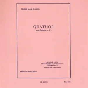 Výhodná Nabídka Pierre Max Dubois Quatuor (Clarinets 4)
