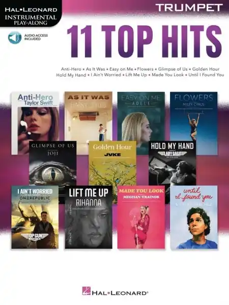 Odeslání Ihned 11 Top Hits for Trumpet - 11 známých písní pro sólovou trumpetu s doprovodem