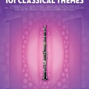 101 Classical Themes for Clarinet sólové skladby pro klarinet Finální Výprodej