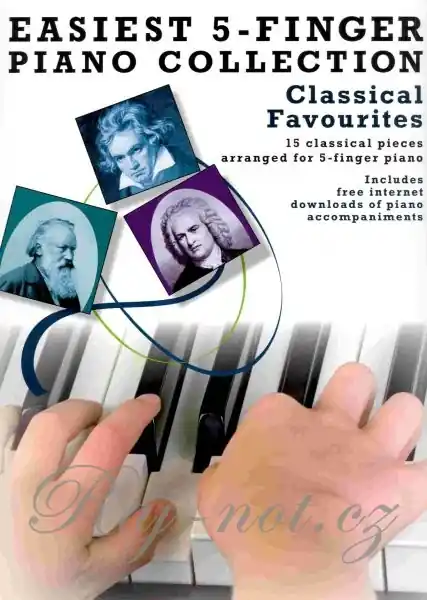 Značkový Easiest 5-Finger Piano Collection Classical favor