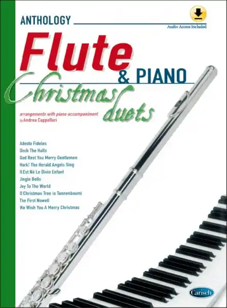 Anthology Christmas Duets vánoční duet pro dvě příčné flétny a klavír Akční Nabídka