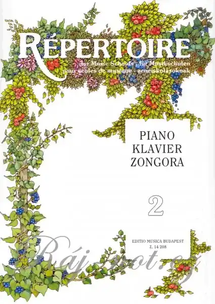 REPERTOIRE FOR MUSIC SCHOOL 2 - 50 skladeb v úpravě pro klavír Oblíbený