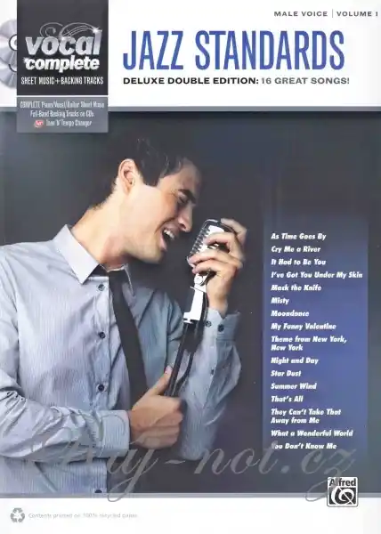 Nová Kolekce VOCAL COMPLETE - MALE VOICE 1 - JAZZ STANDARDS + // klavír/zpěv/kytara