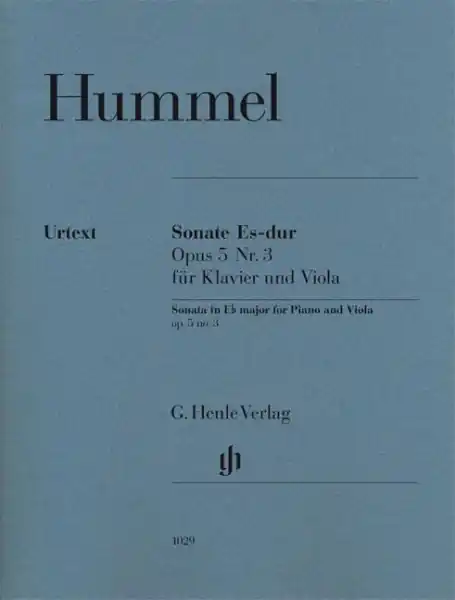 Objednat Nyní Sonata for Piano and Viola in E flat major op. 5 no. 3 pro violu a klavír