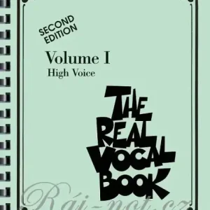 THE REAL VOCAL BOOK I - High Voice - vocal/chords Expresní Doručení