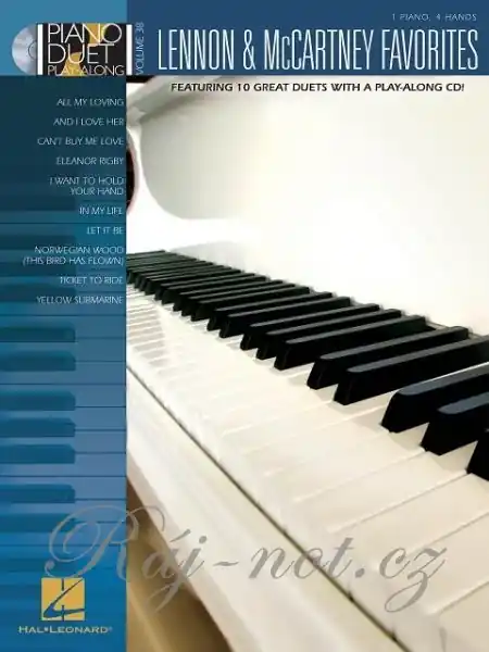Značkový PIANO DUET PLAY-ALONG 38 - LENNON & McCARTNEY FAVORITES