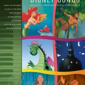 Nejlepší Volba PIANO DUET PLAY-ALONG 6 - DISNEY SONGS pro čtyřruční klavír