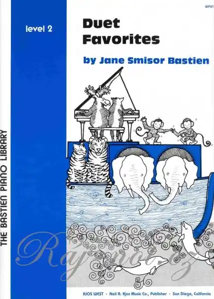 Duet Favorites 2 by Jane Smisor Bastien - jednoduchá klavírní dueta Originální