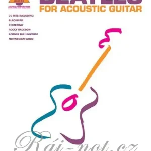Cenový Hit The Beatles for Acoustic Guitar - Revised Edition noty pro kytaru