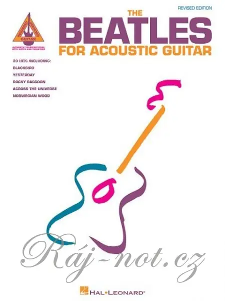 Cenový Hit The Beatles for Acoustic Guitar - Revised Edition noty pro kytaru