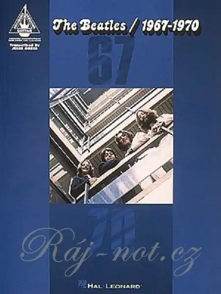 Nejlepší Cena Beatles 1967 - 1970 - 28 písní pro zpěv a kytaru s tabulaturou