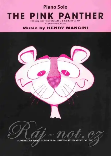 Výhodná Nabídka PINK PANTHER by Henry Mancini / sólo klavír