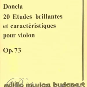 20 Etudes brillantes et caractéristiques pour violin, Op.73 - 20 populárních a oblíbených etud pro housle Nová Kolekce
