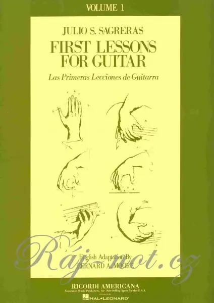 First Lesson for Guitar by Julio S.Sagreras - volume 1 Super Cena