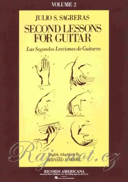 Akční Cena First Lesson for Guitar by Julio S.Sagreras - volume 2