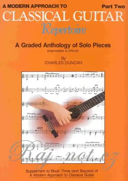 Poslední Šance Classical Guitar Repertoire Part 2 skladby pro kytaru v různé obtížnosti