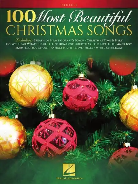 Cenově Výhodný 100 Most Beautiful Christmas Songs vánoční melodie pro ukulele