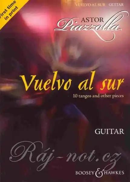 Jen Po Omezenou Doba Vuelvo Al Sur by Astor Piazzolla - pro sólo kytara