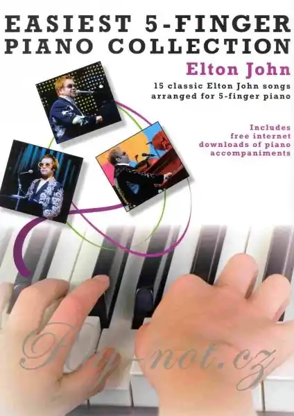 EASIEST 5-FINGER PIANO COLLECTION - ELTON JOHN Must-Have