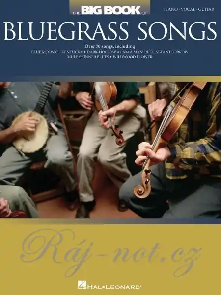 The Big Book of Bluegrass Songs - pro zpěv a klavír s akordy pro kytaru Akční Nabídka