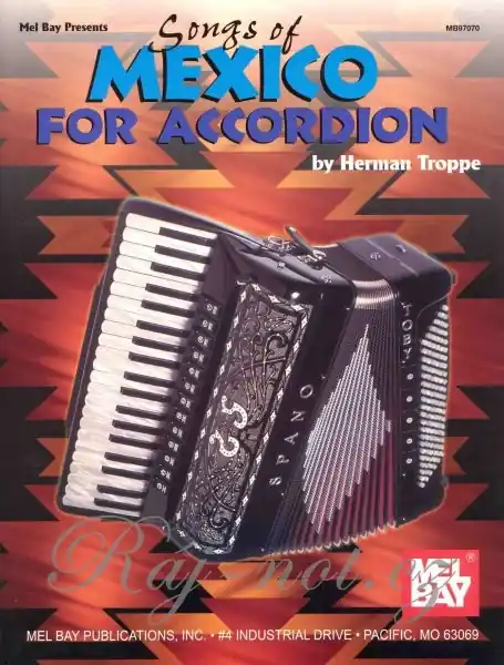 Songs of Mexico for Accordion / akordeon Originální