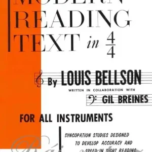 Levný Modern Reading Text in 4/4 by Louis Bellson for All Instruments