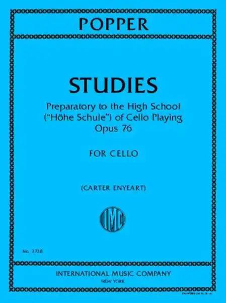 Sleva Studies Preparatory to the High School - (Hohe Schule) of Cello Playing, Op. 76 - cvičení pro violoncello