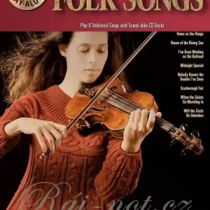 Časově Omezené Violin Play-Along 16 Folk Songs - 8 skladeb pro housle