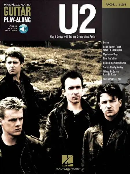 Odeslání Ihned Guitar Play Along 121 - 8 písní skupiny U2 pro kytara a tabulatura