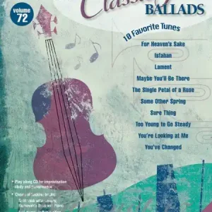 Jazz Play Along 72 - CLASSIC JAZZ BALLADS Oblíbený