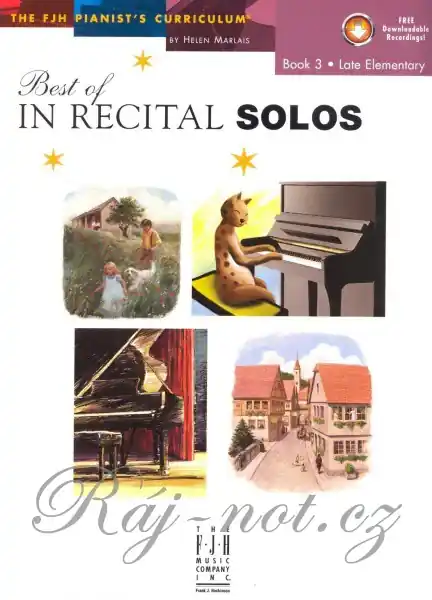 Sezónní Sleva Best of In Recital solos 3 - jednoduché skladby pro klavír