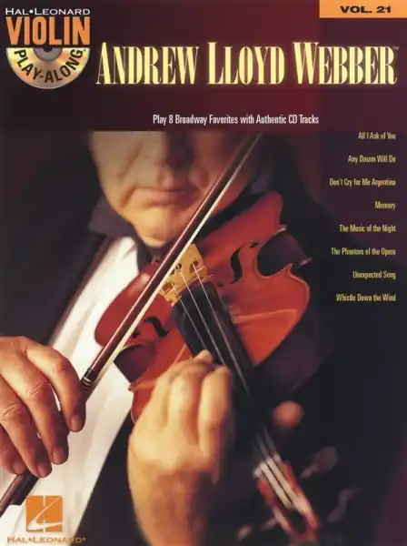 Violin Play-Along Volume 21 Andrew Lloyd Webber - 8 skladeb pro sólové housle Super Cena